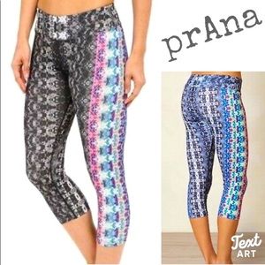 prAna Roxanne Cropped Legging in Hydrobloom Sz S